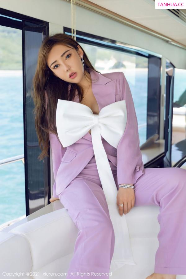 萌汉药baby  萌汉药三亚旅拍 游艇独特礼结服饰第6张图片